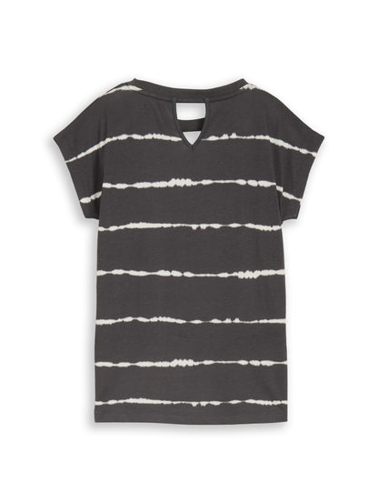 Oversize T-Shirt mit Streifenmuster