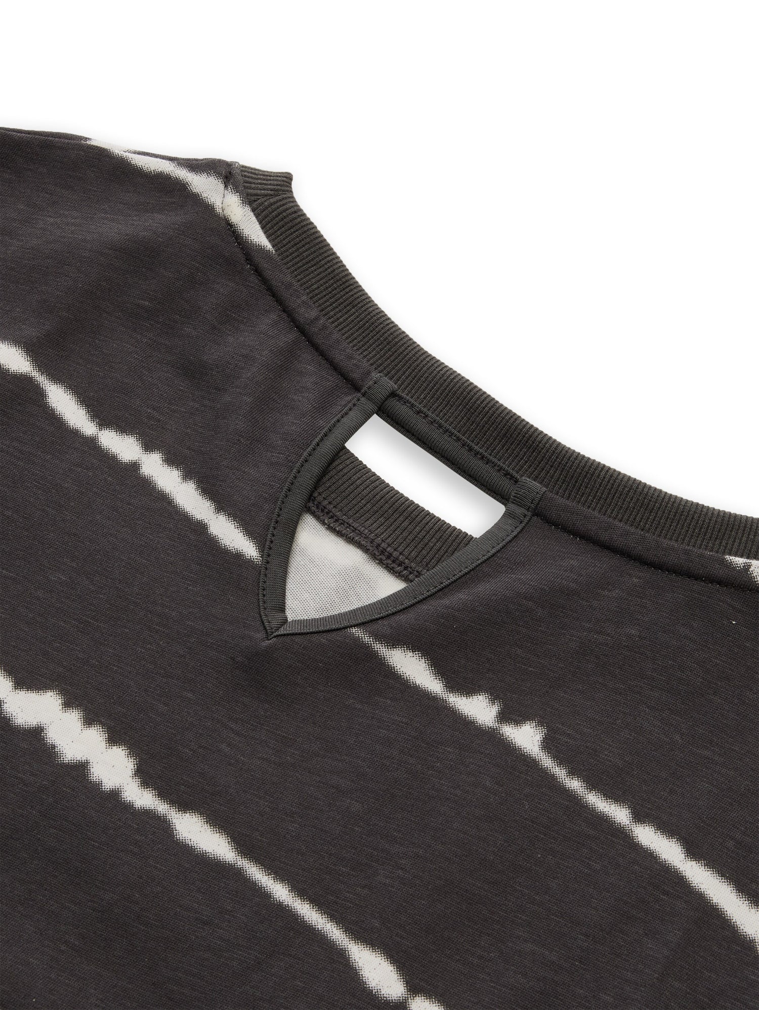 Oversize T-Shirt mit Streifenmuster