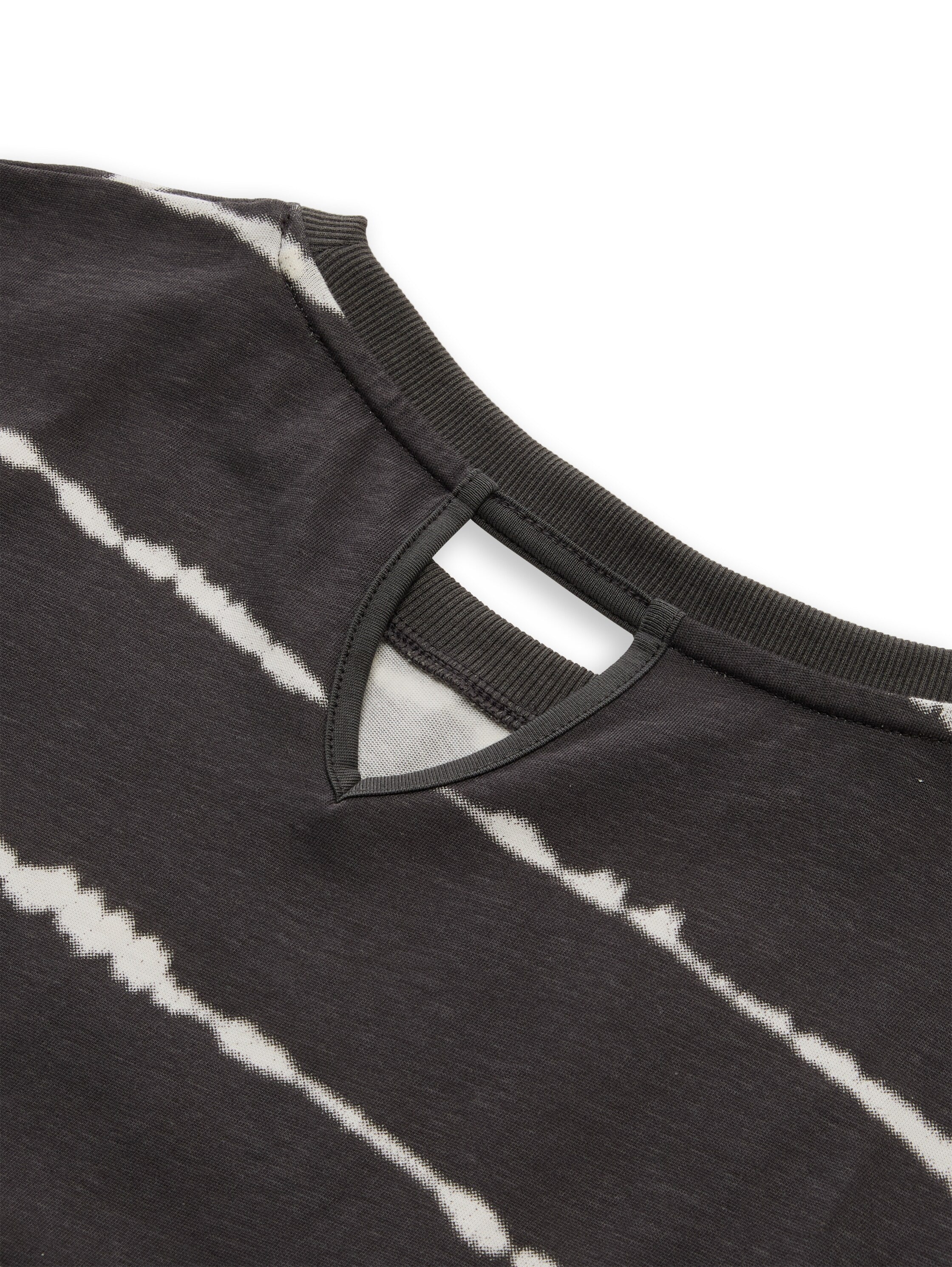 Oversize T-Shirt mit Streifenmuster