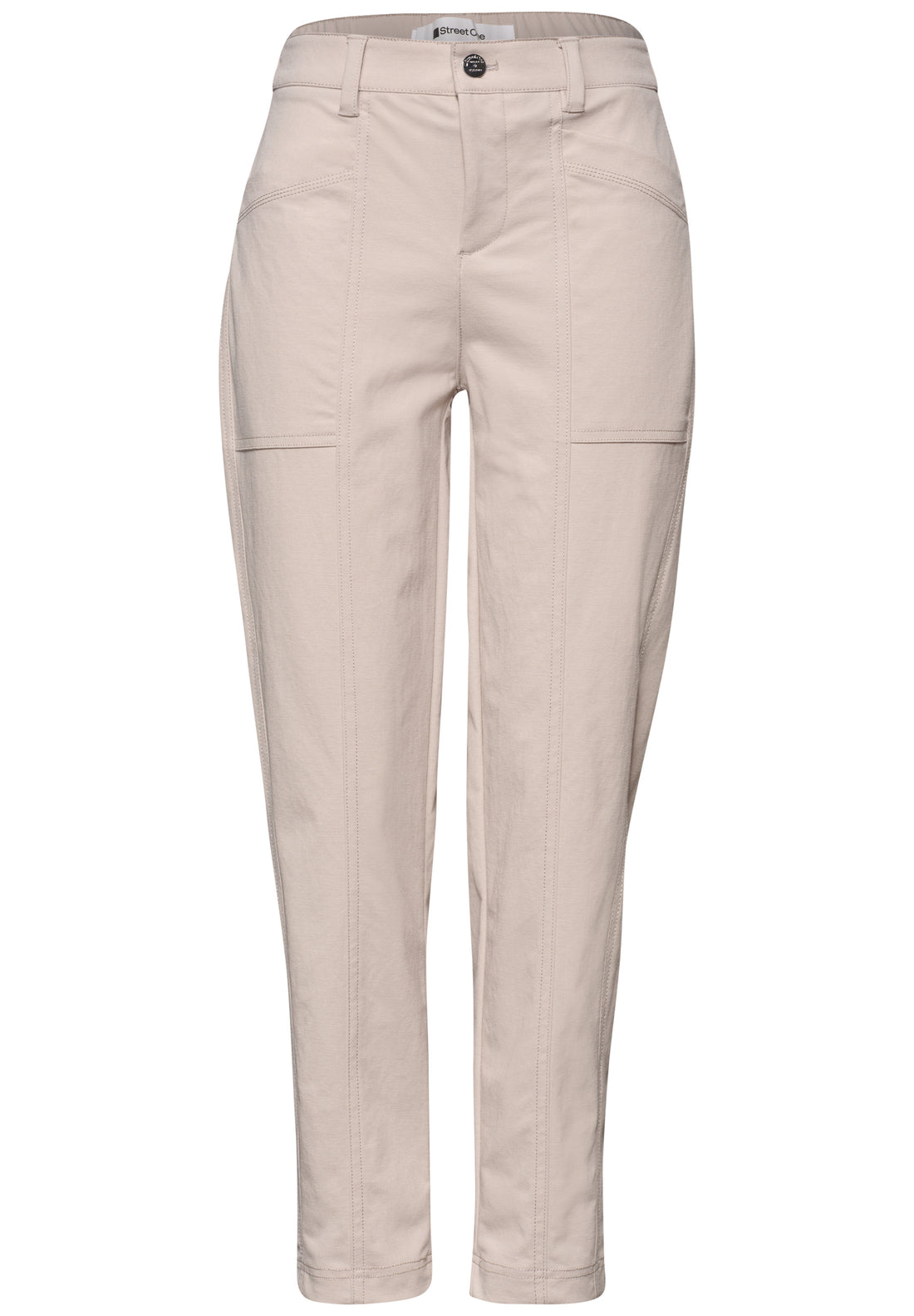 High Waist Barrel Leg Hose im Casual Fit