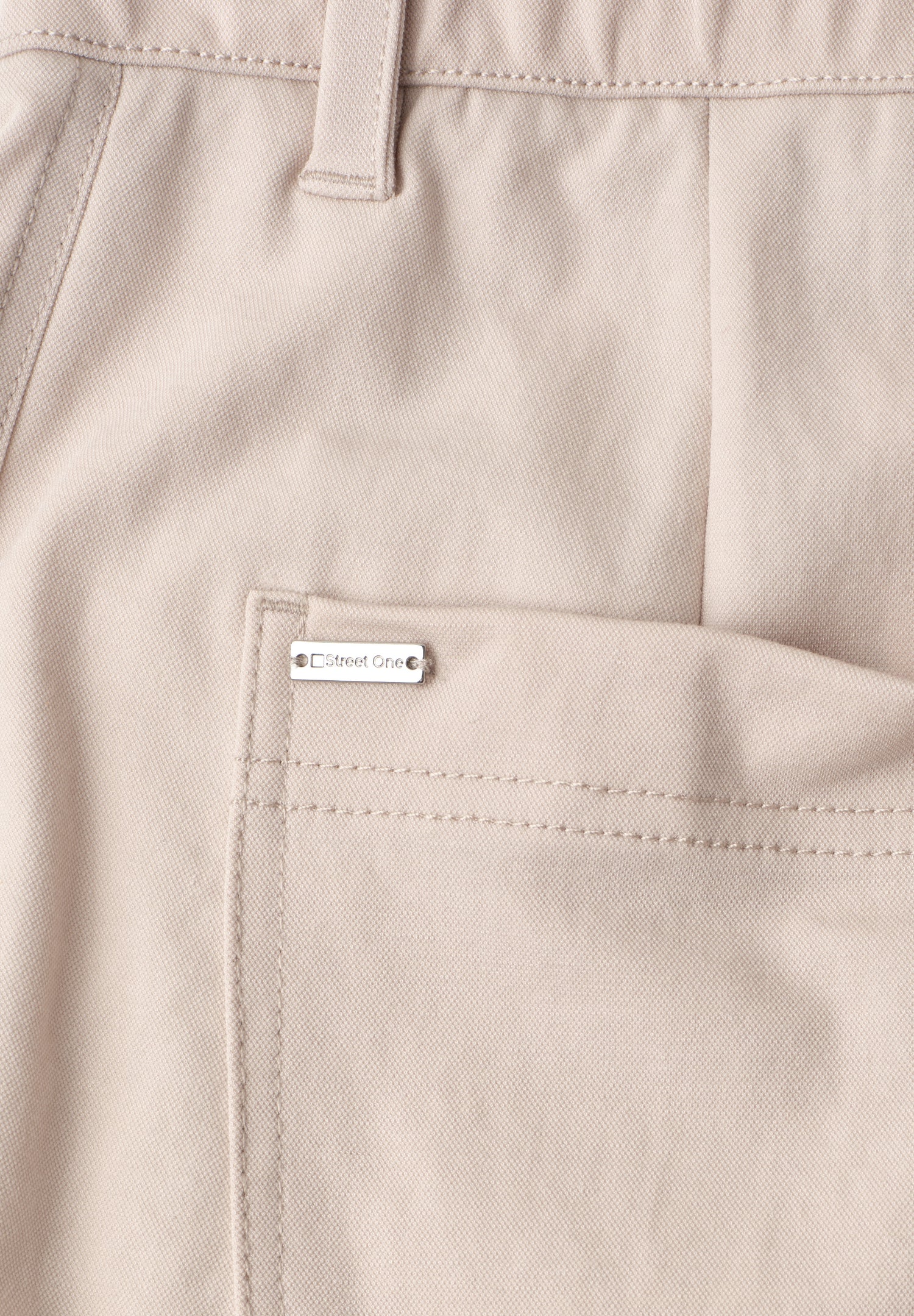 High Waist Barrel Leg Hose im Casual Fit
