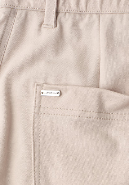 High Waist Barrel Leg Hose im Casual Fit