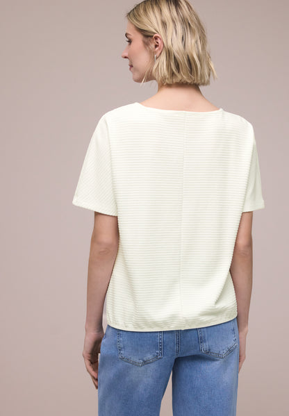 Dropped Shoulder Shirt mit Struktur