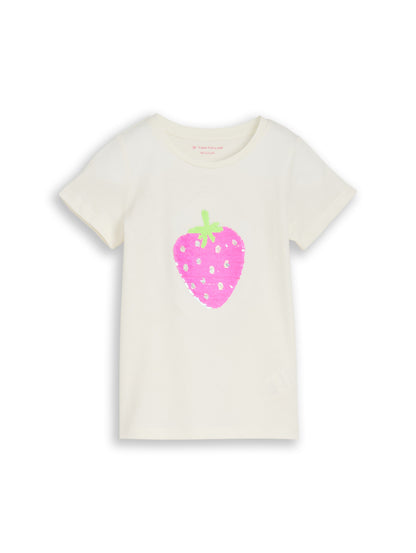 T-Shirt mit Wendepailletten