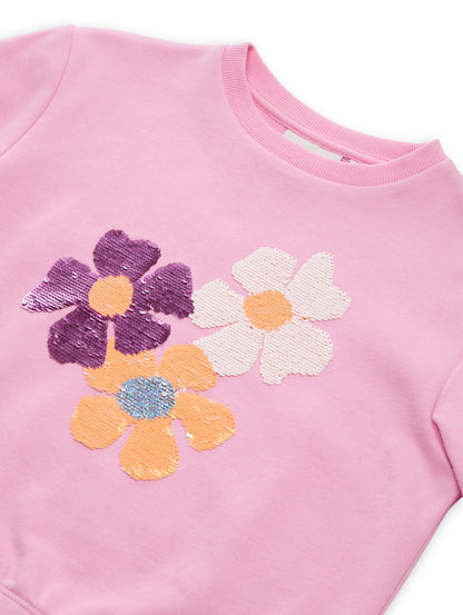 Sweatshirt mit Wendepailletten