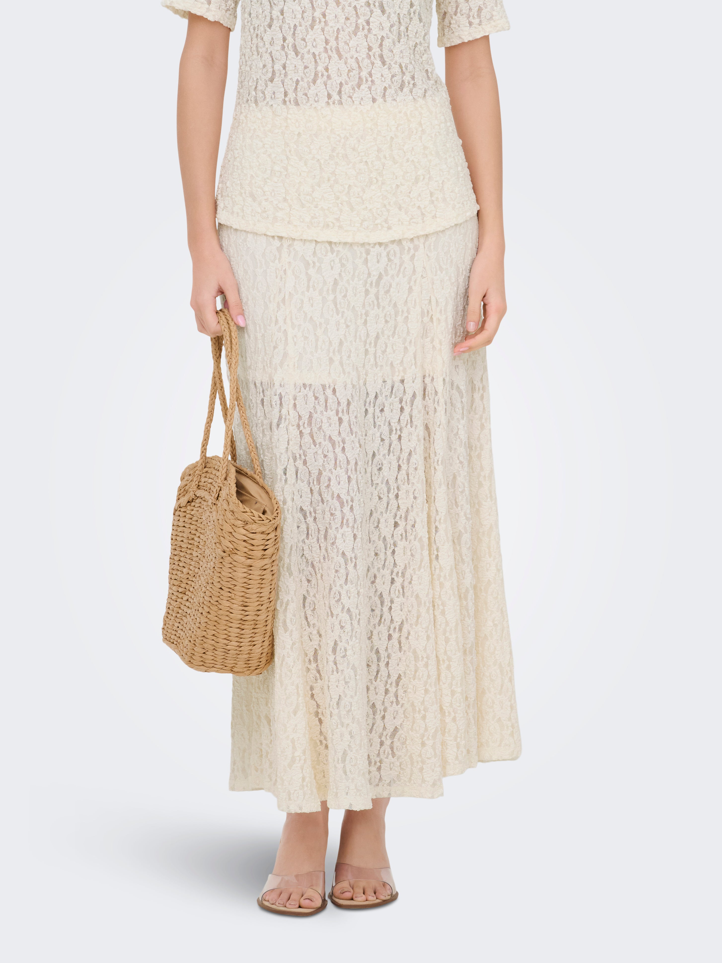JDYGALLAS LONG LACE SKIRT JRS