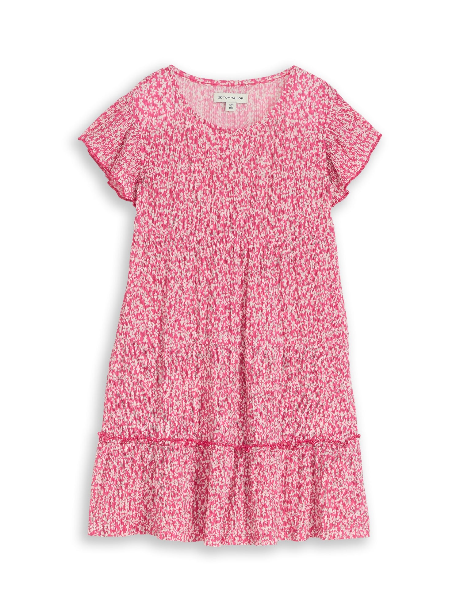 Mini-Kleid mit Volant