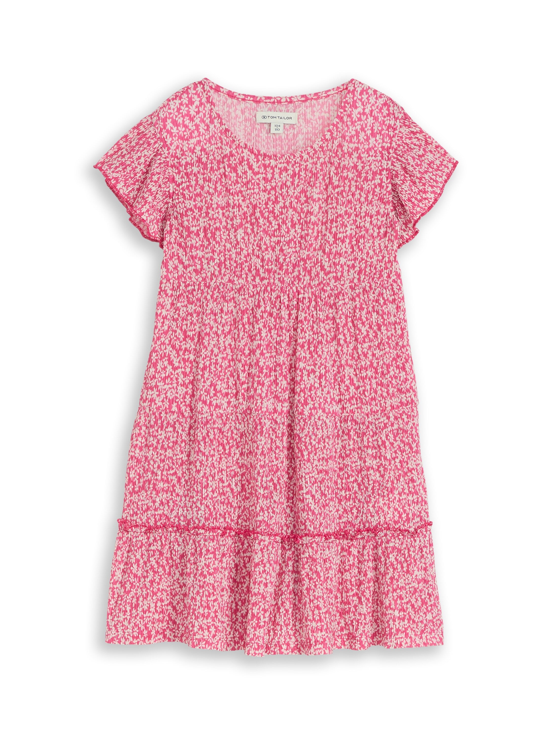 Mini-Kleid mit Volant
