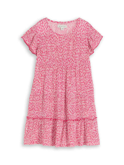 Mini-Kleid mit Volant