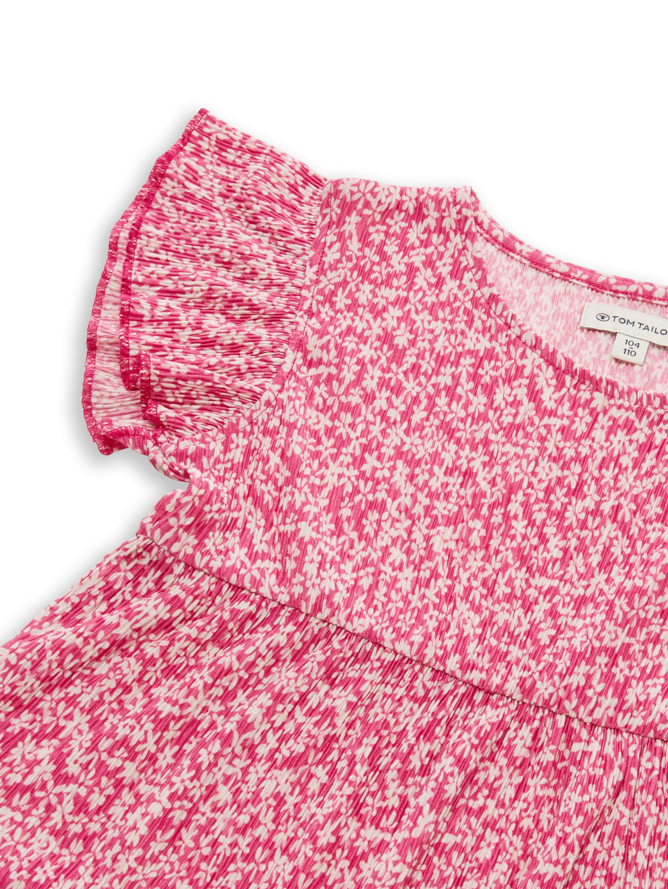 Mini-Kleid mit Volant