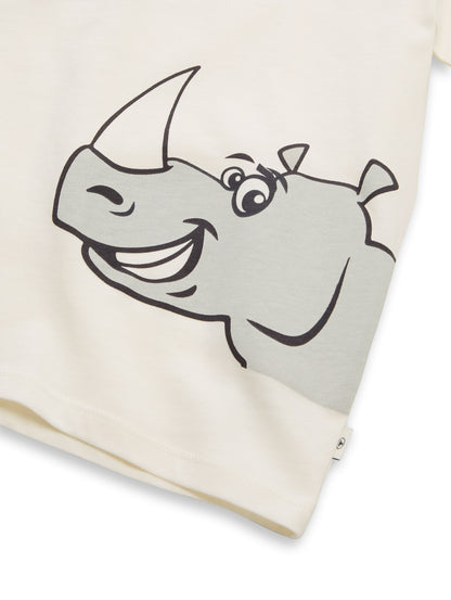 Oversize T-Shirt mit Rückenprint