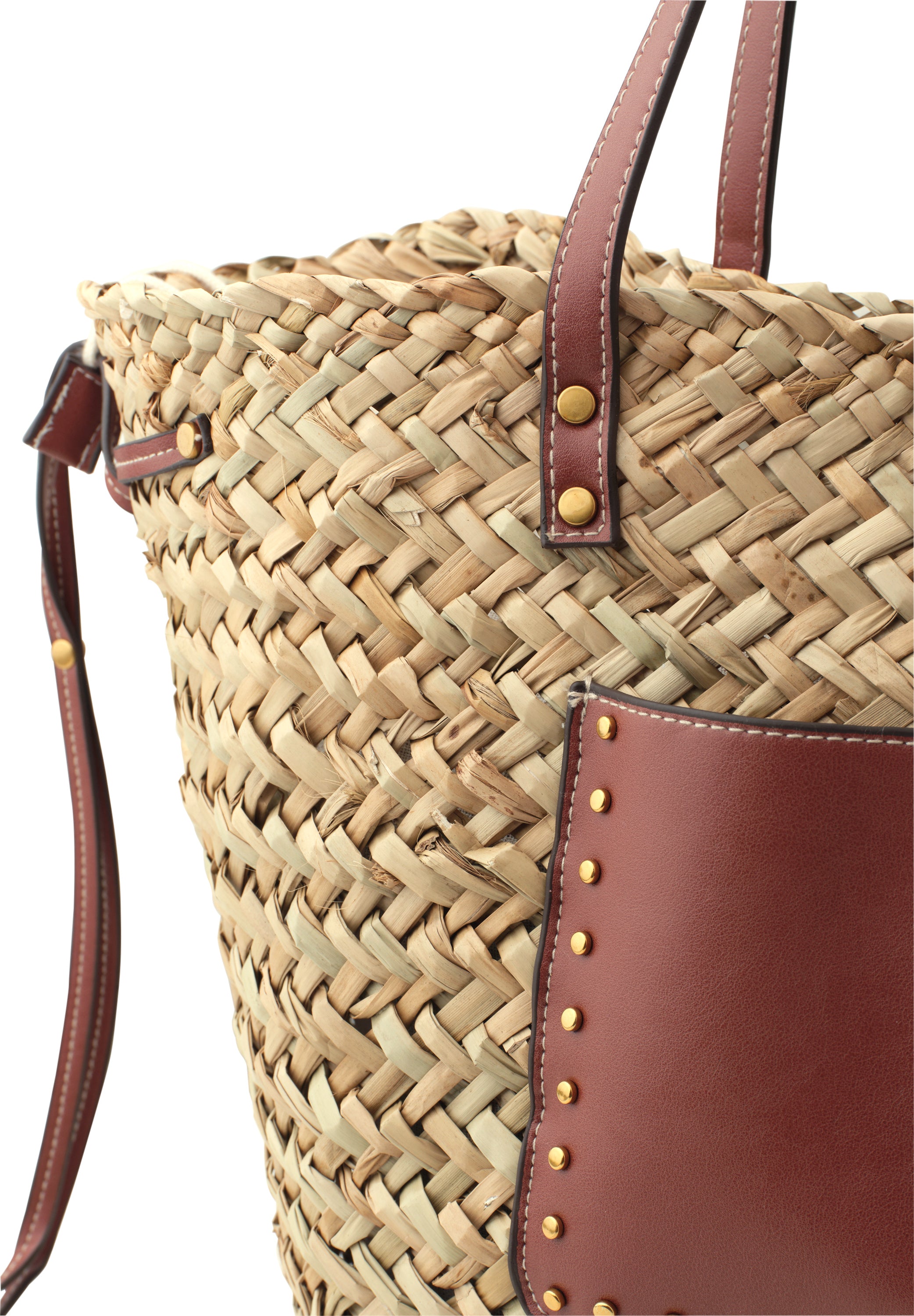 Tasche in geflochtener Korb-Optik