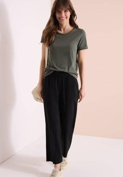 High Waist Wide Leg Hose im Loose Fit