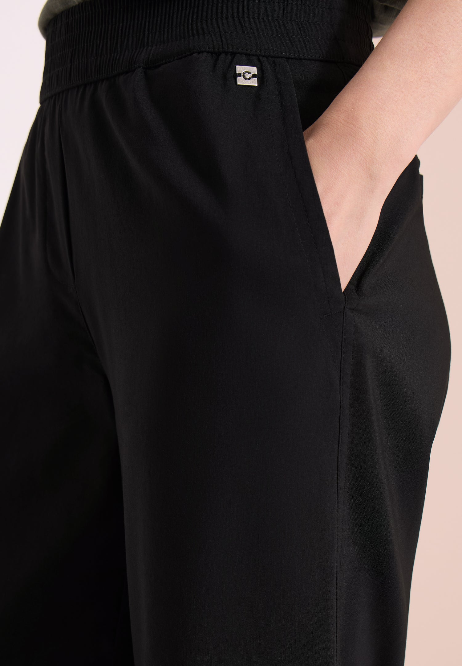 High Waist Wide Leg Hose im Loose Fit