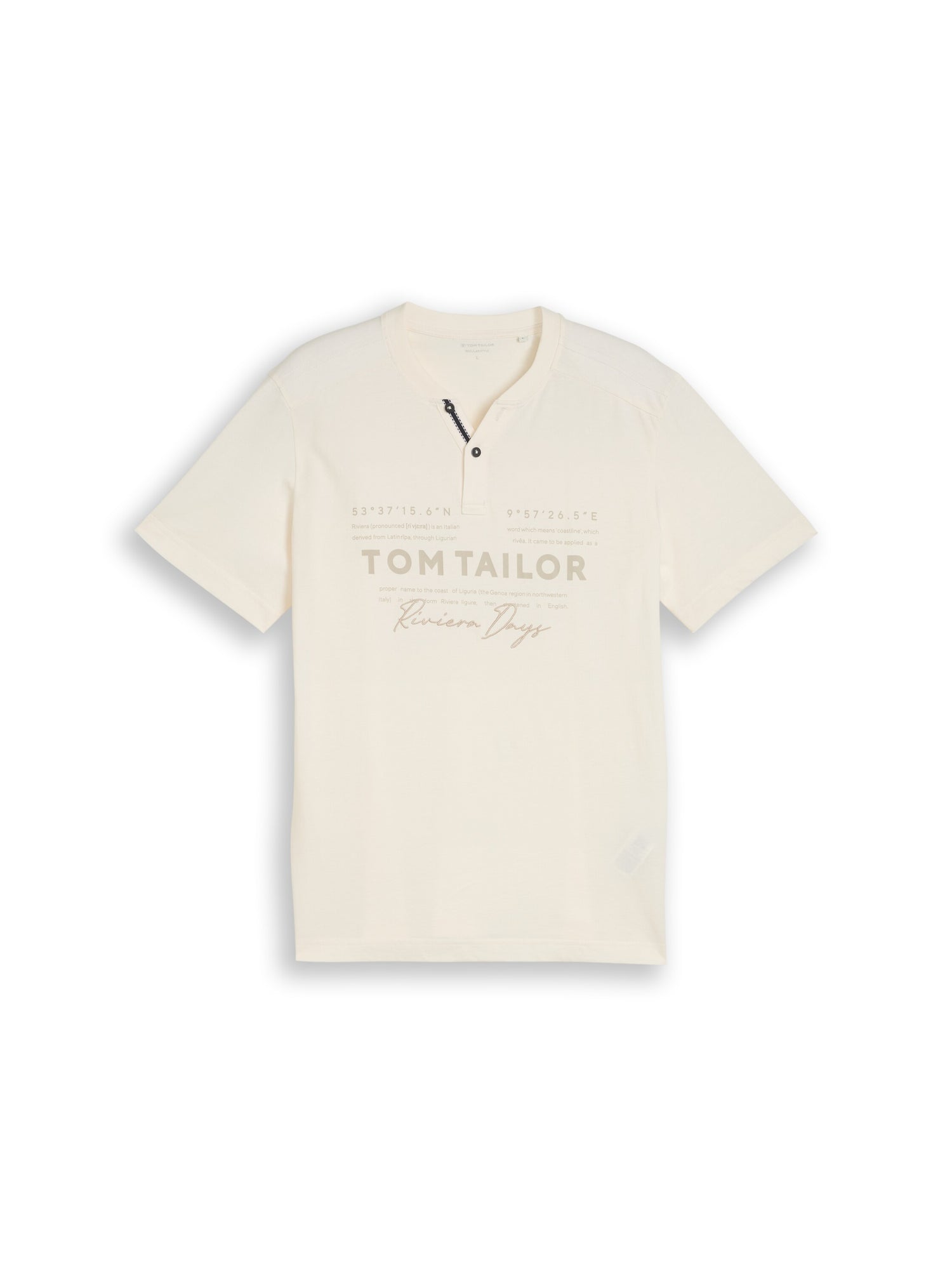 Henley T-Shirt im Used-Look