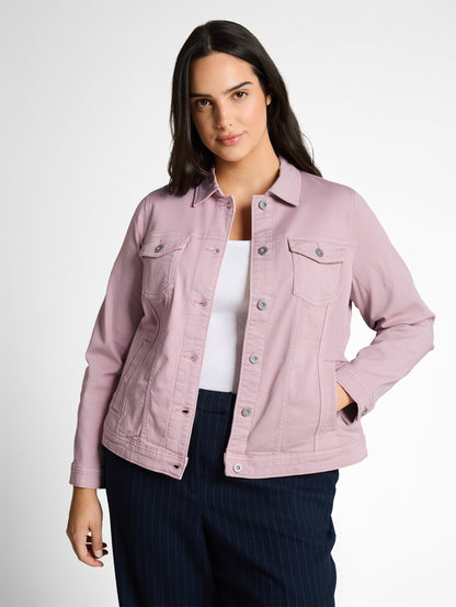 Plus Size - Jeansjacke mit Eingriffstaschen