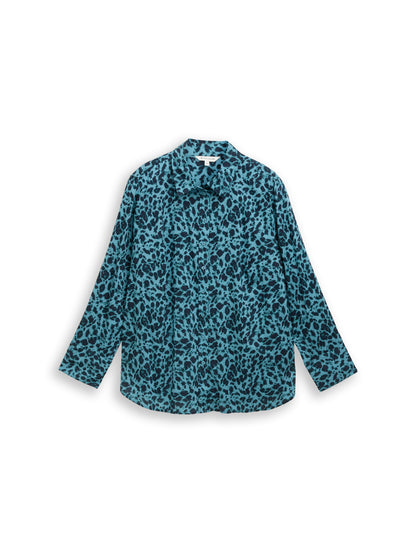 Plus Size - Hemdbluse mit Muster