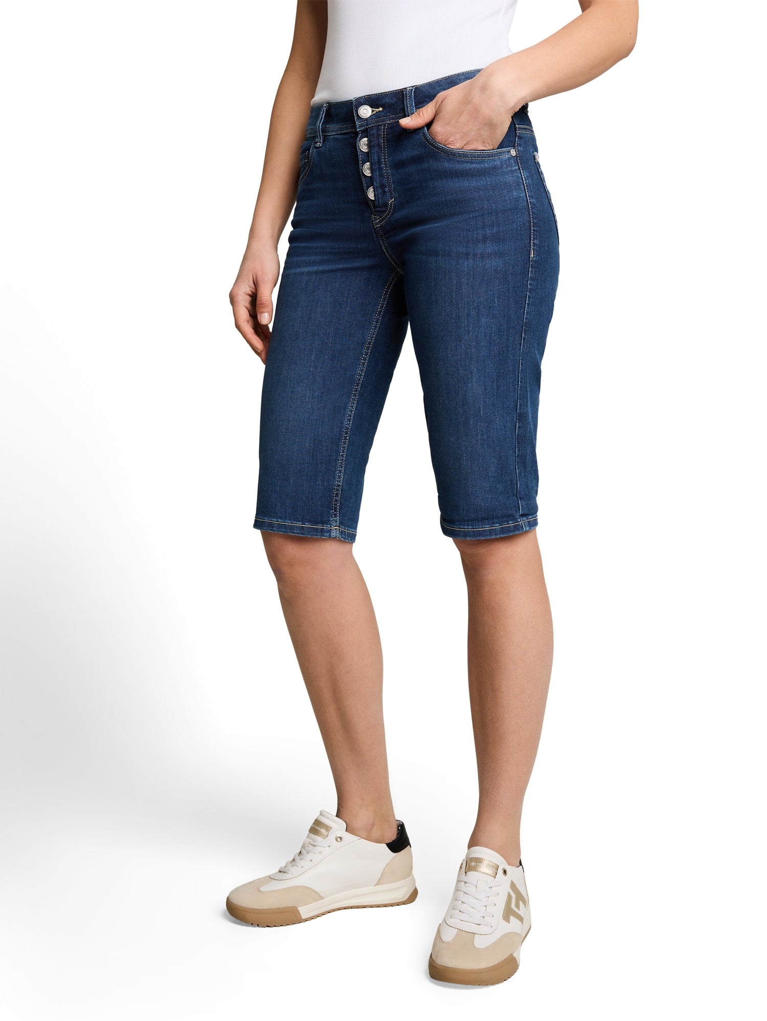 TTLENE Bermuda Jeans Shorts mit Stretch