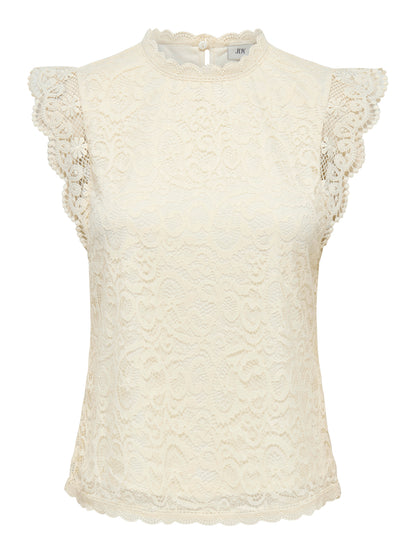 JDYLOTAS S/L LACE TOP JRS NOOS