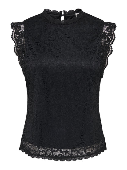 JDYLOTAS S/L LACE TOP JRS NOOS