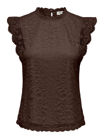 JDYLOTAS S/L LACE TOP JRS NOOS