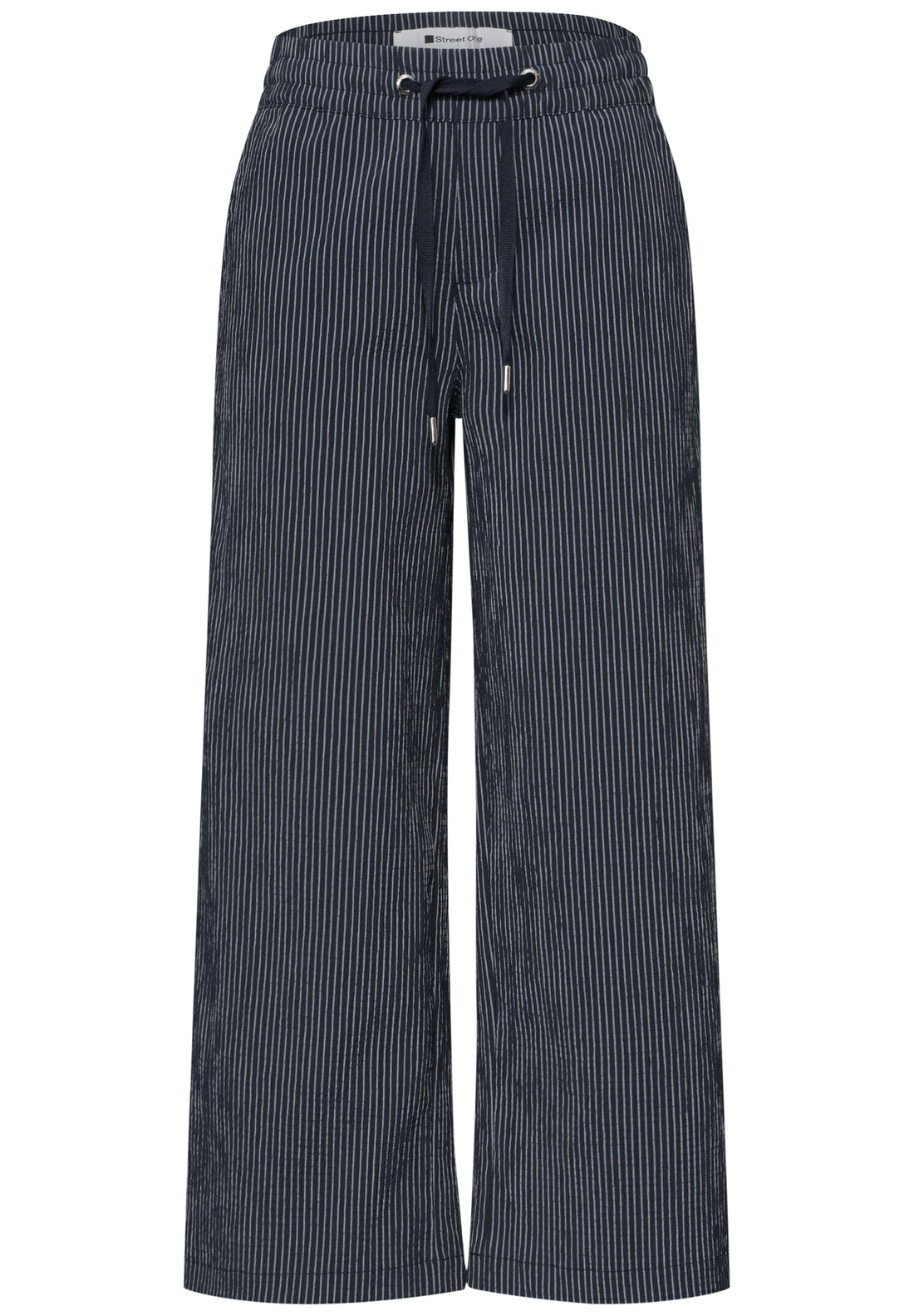 Wide Leg Hose im Loose Fit mit Streifen