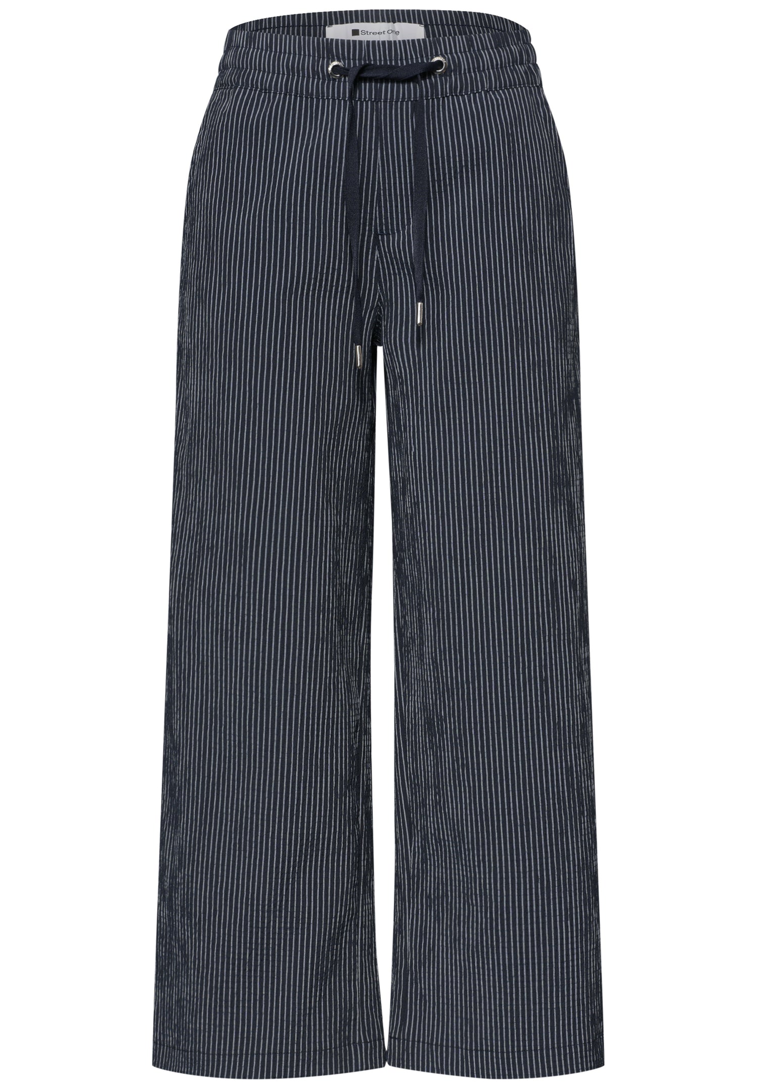 Wide Leg Hose im Loose Fit mit Streifen