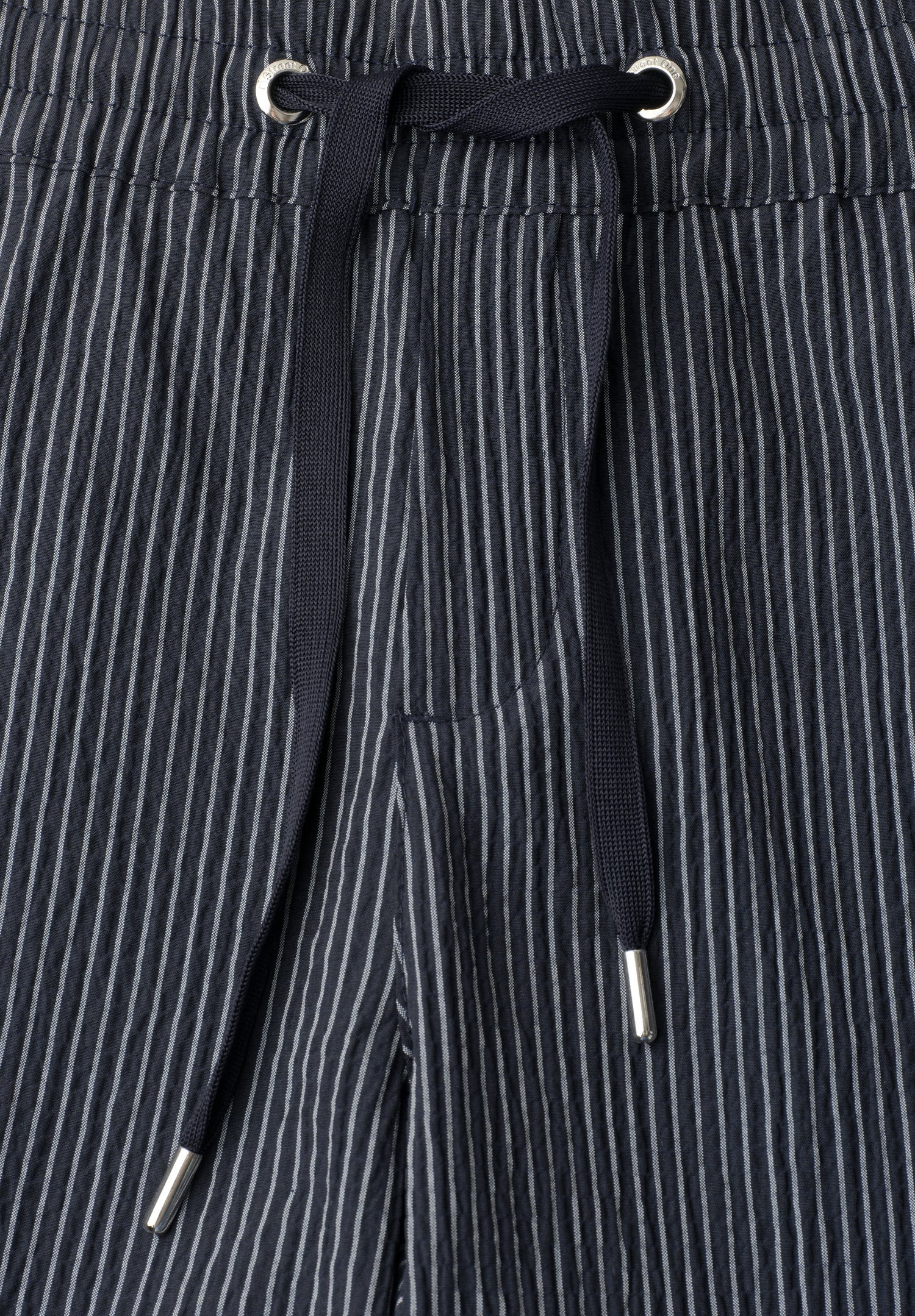 Wide Leg Hose im Loose Fit mit Streifen
