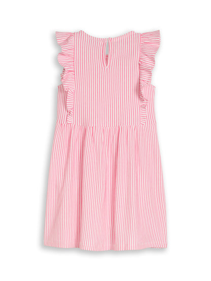 Mini-Kleid mit Streifenmuster