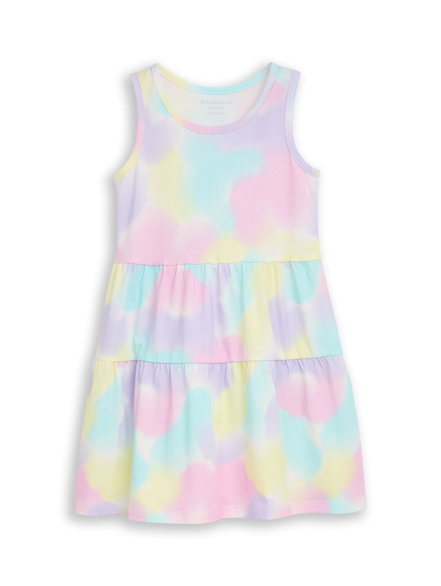 Mini-Kleid mit Batikmuster