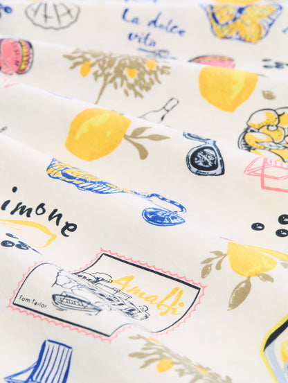 T-Shirt mit Allover-Print