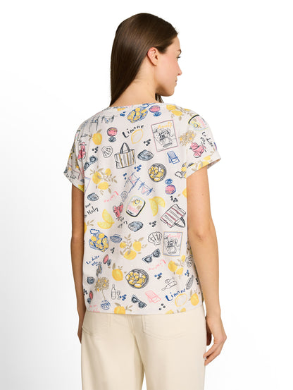 T-Shirt mit Allover-Print