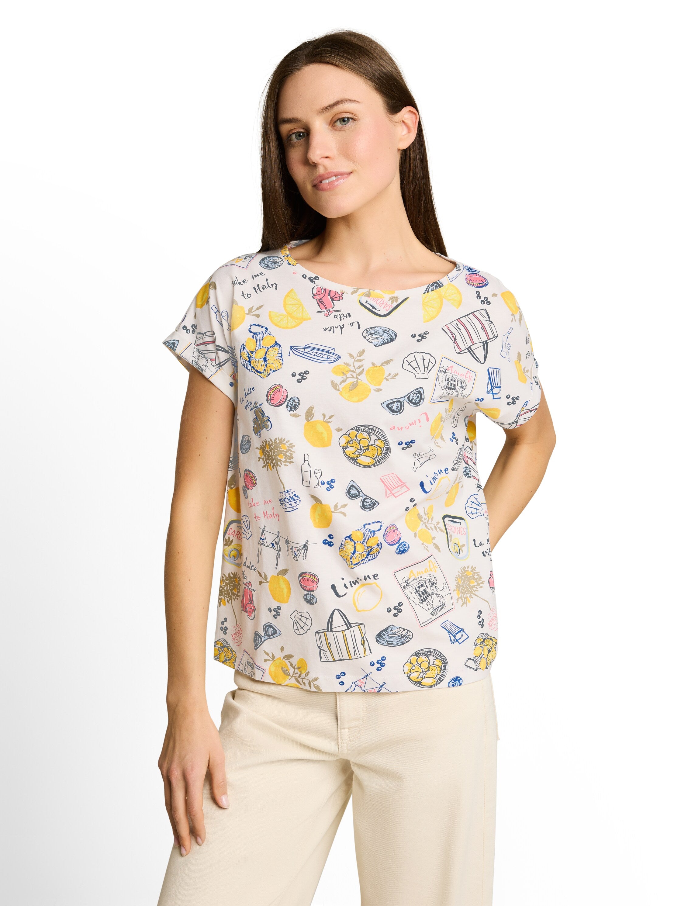 T-Shirt mit Allover-Print