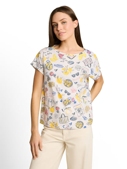 T-Shirt mit Allover-Print
