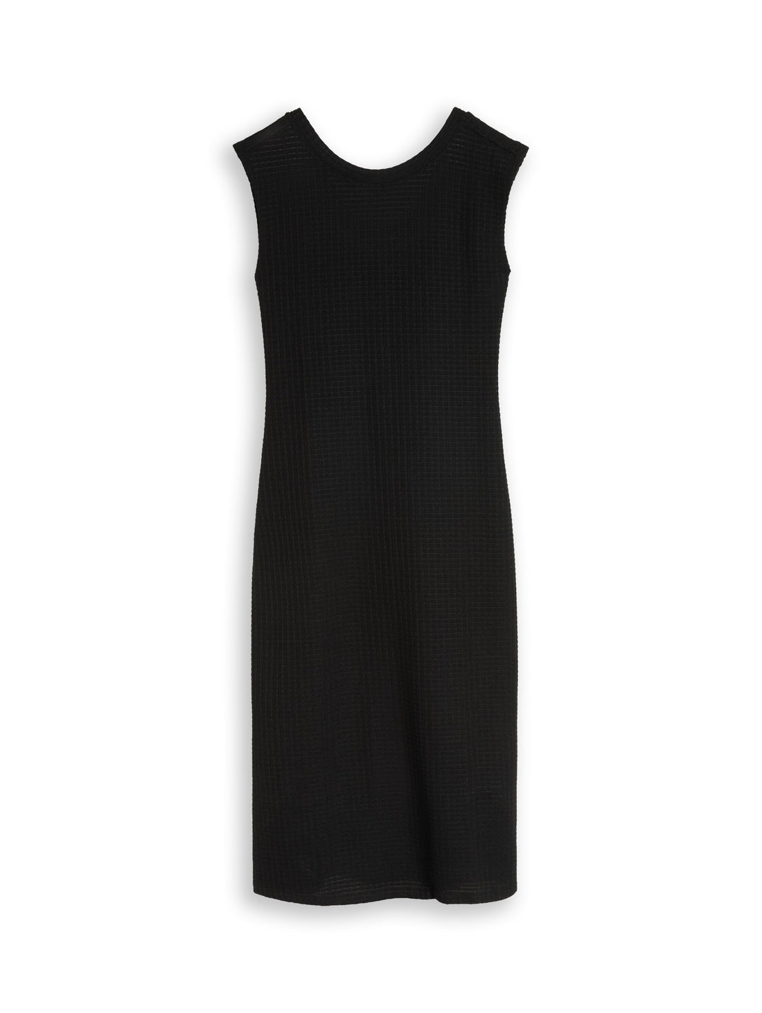 Fitted Jacquard Midi-Kleid
