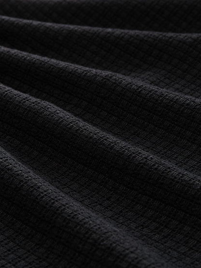 Fitted Jacquard Midi-Kleid