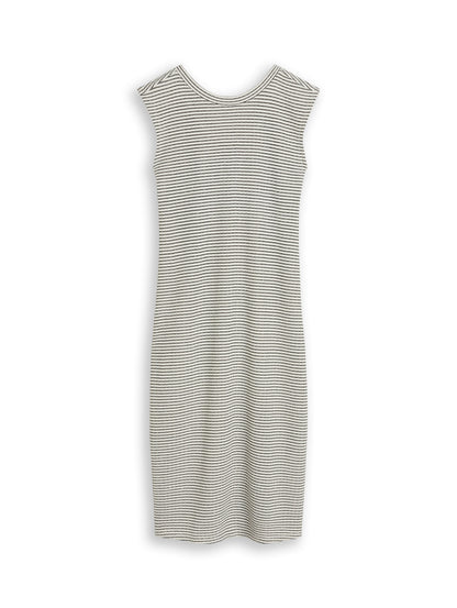 Fitted Jacquard Midi-Kleid