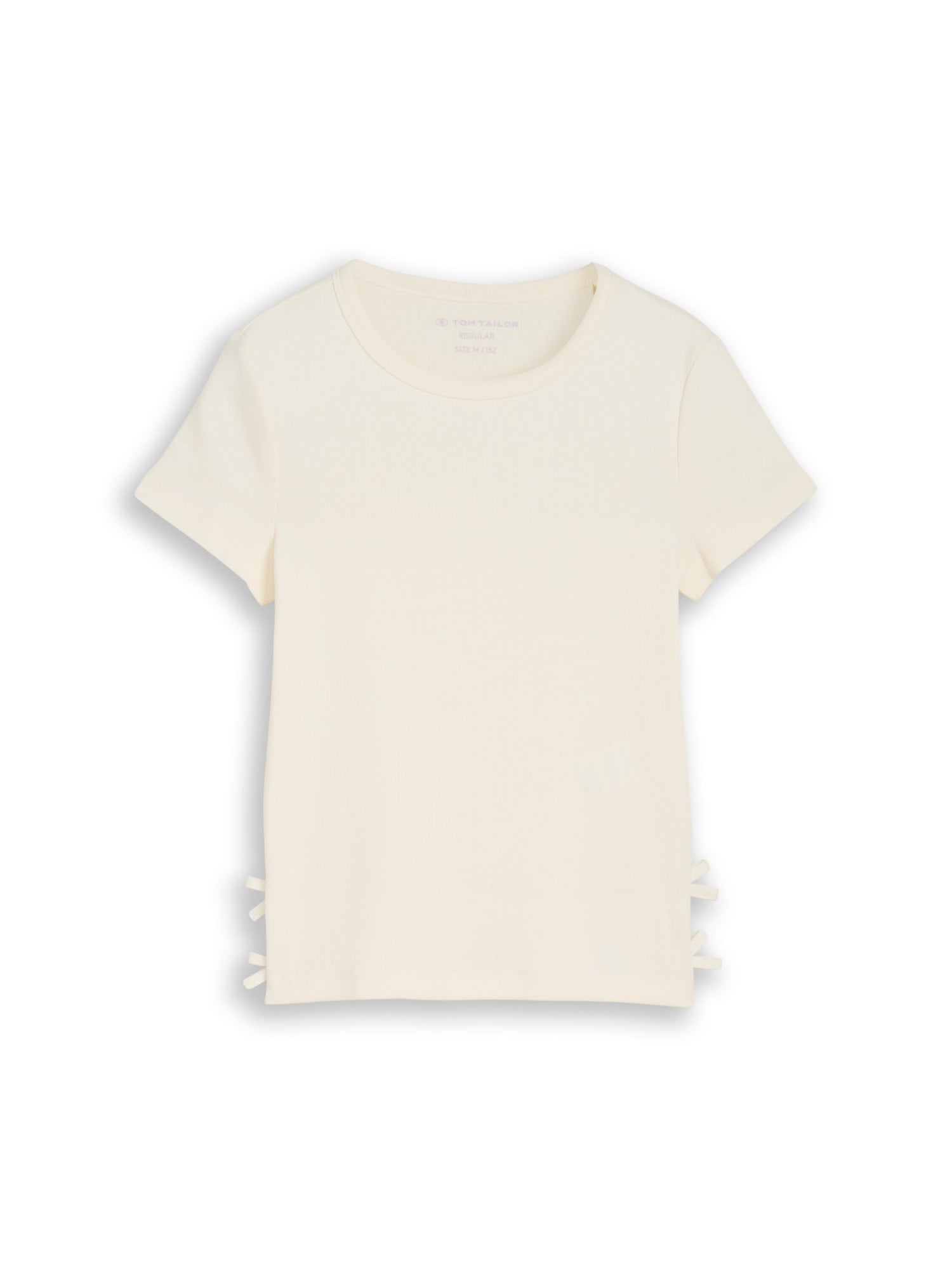 T-Shirt mit Schleifen-Details