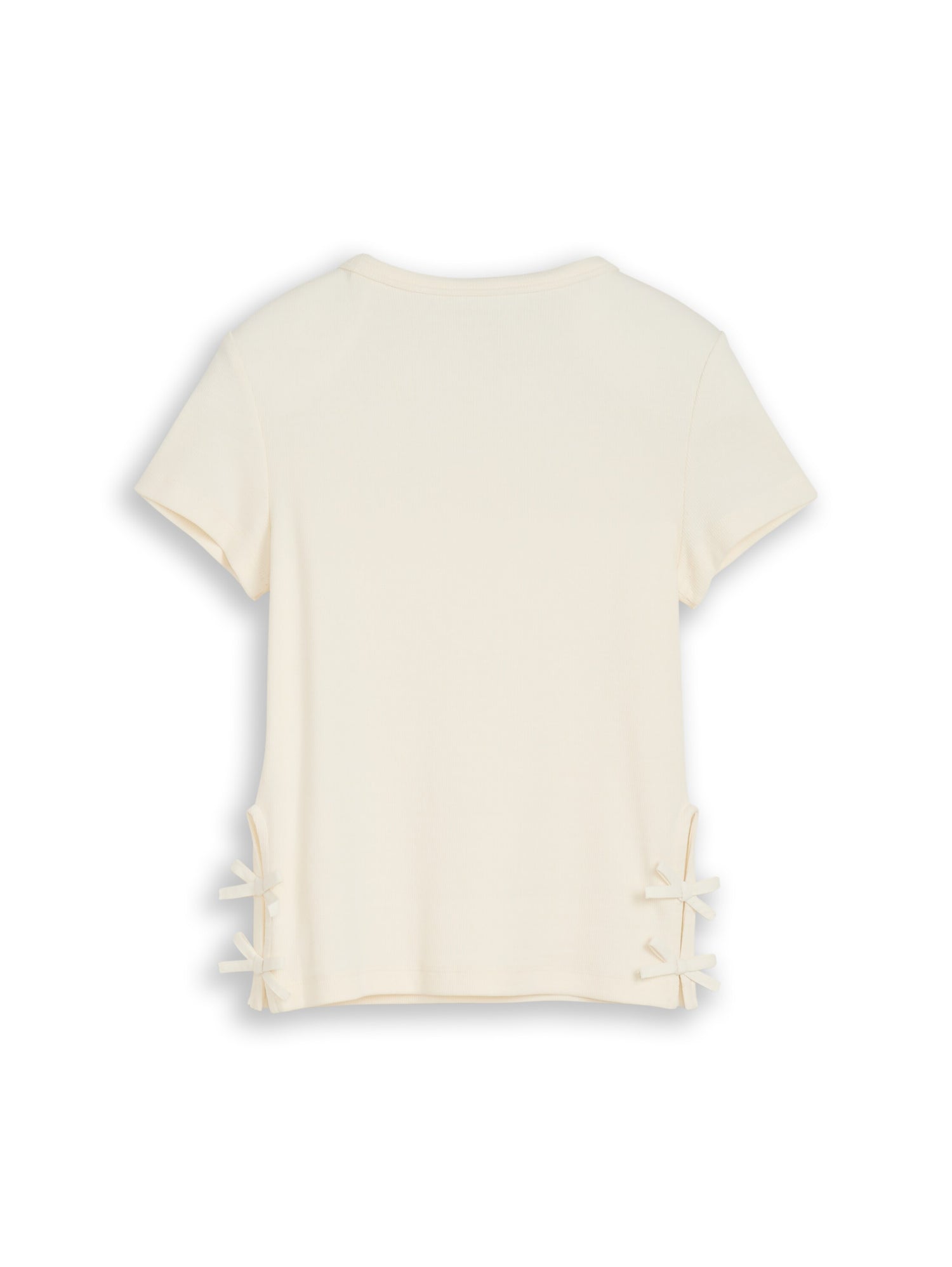 T-Shirt mit Schleifen-Details