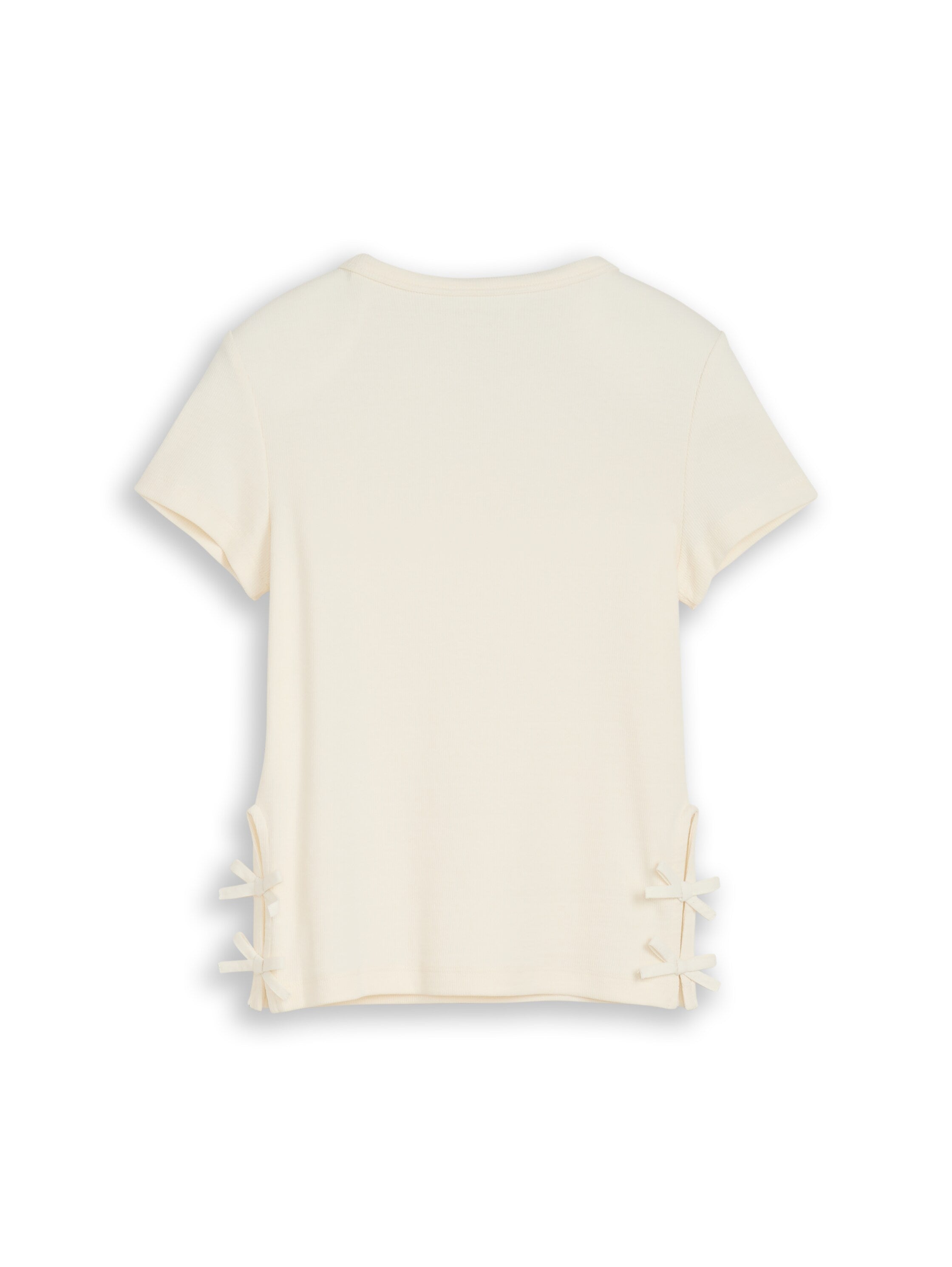 T-Shirt mit Schleifen-Details