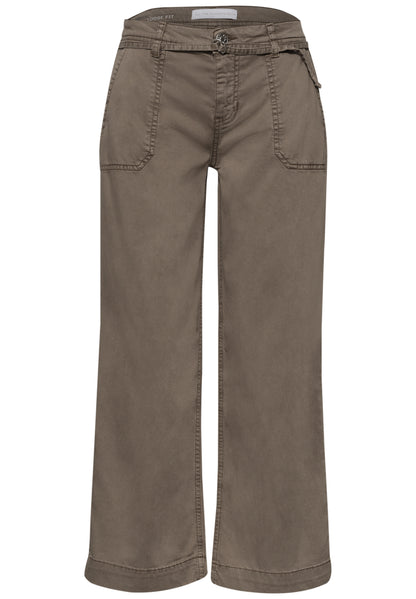 Wide Leg Jeans mit Gürteldetail