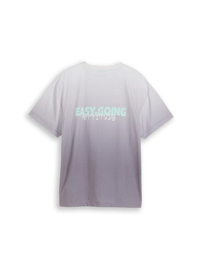 Oversize T-Shirt mit Rückenprint