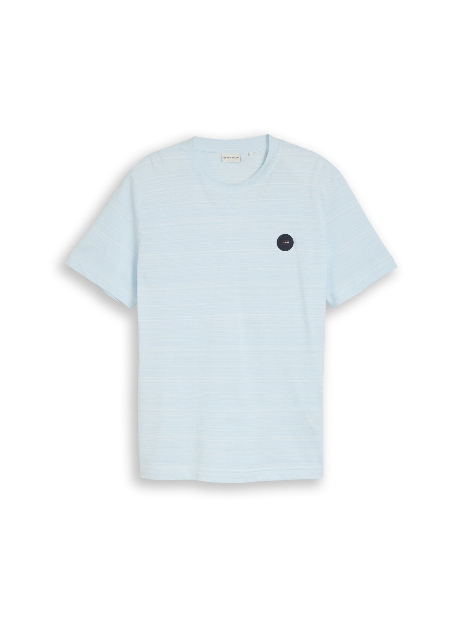 Piqué T-Shirt mit Logo-Badge