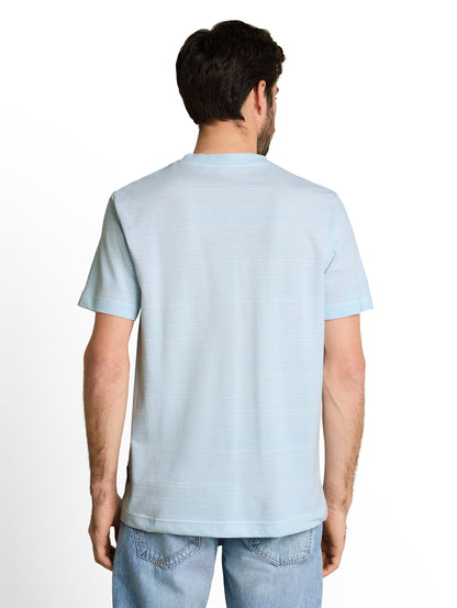 Piqué T-Shirt mit Logo-Badge