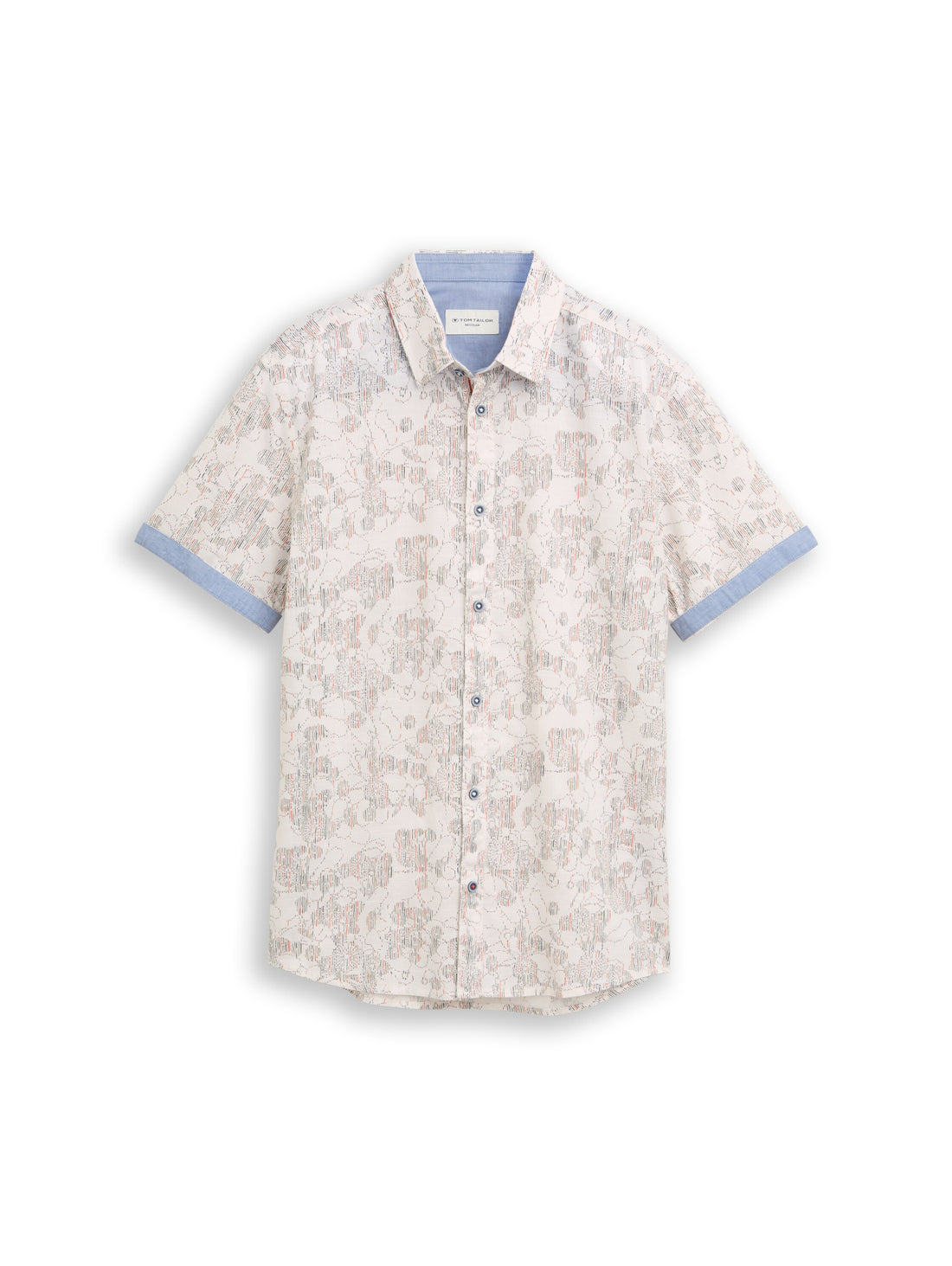 Regular Fit Kurzarmhemd mit Muster