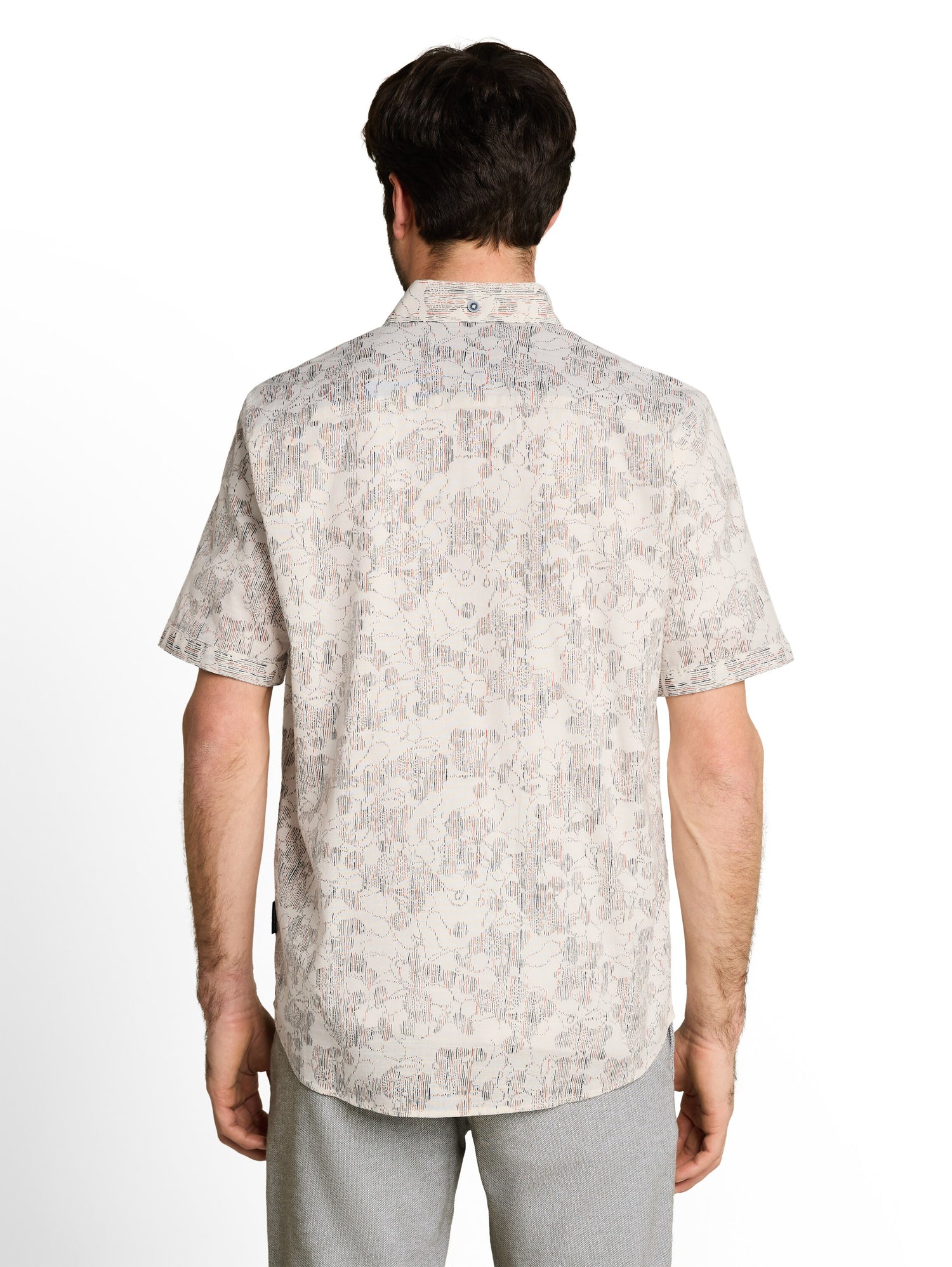 Regular Fit Kurzarmhemd mit Muster