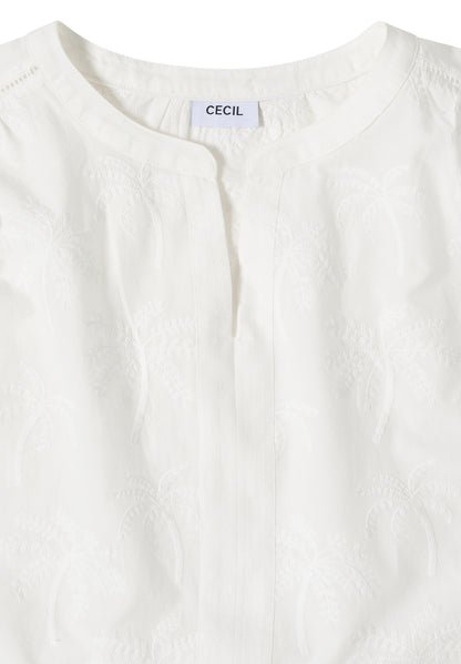 Dropped Shoulder Bluse mit Embroidery