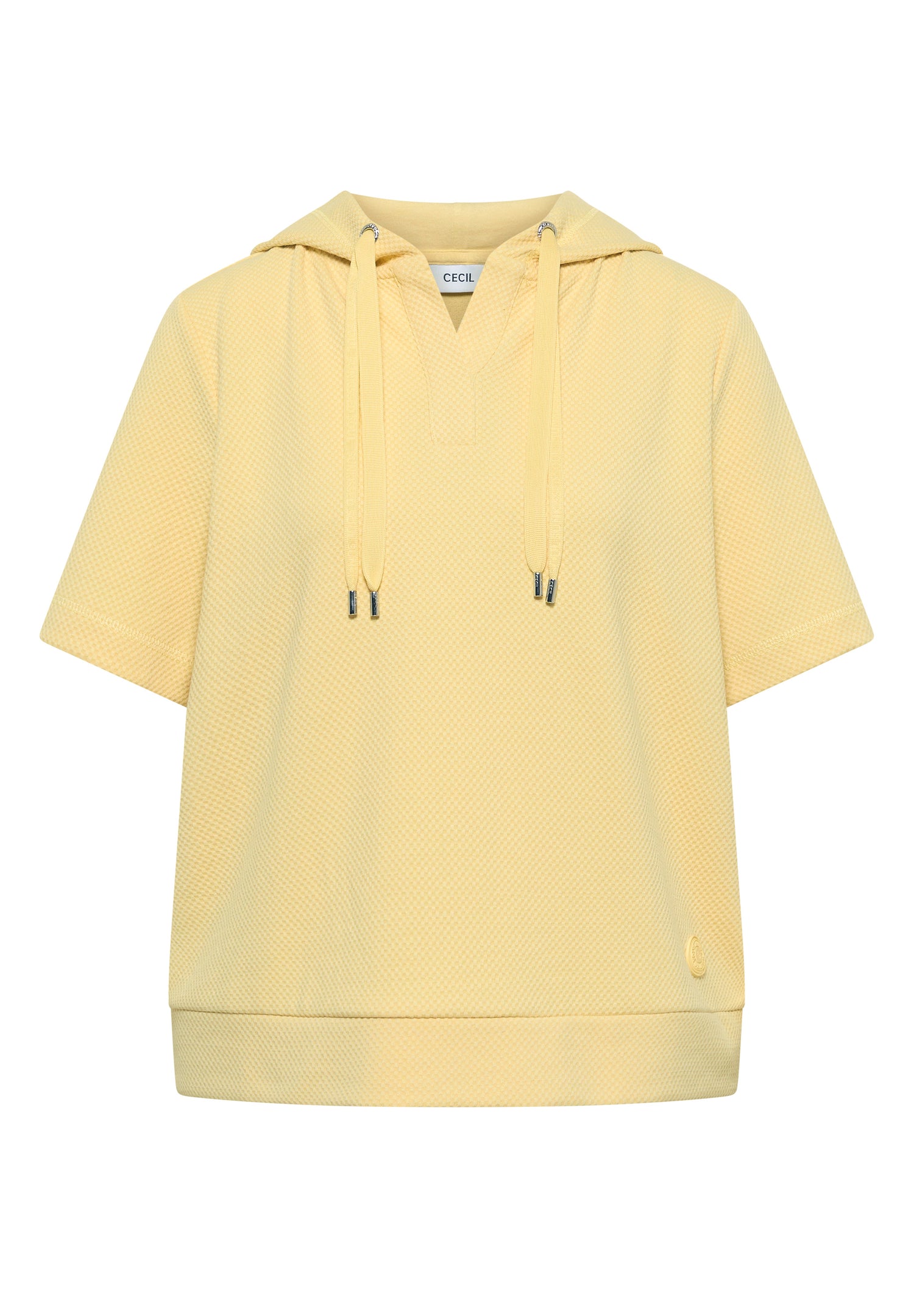 Kurzarm Sweatshirt mit Kapuze
