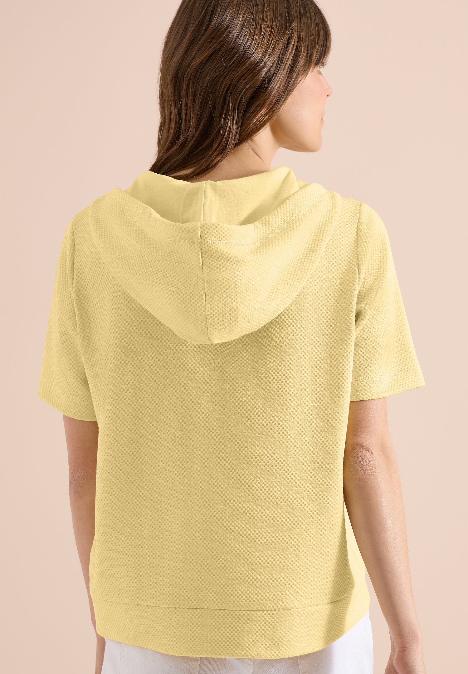Kurzarm Sweatshirt mit Kapuze