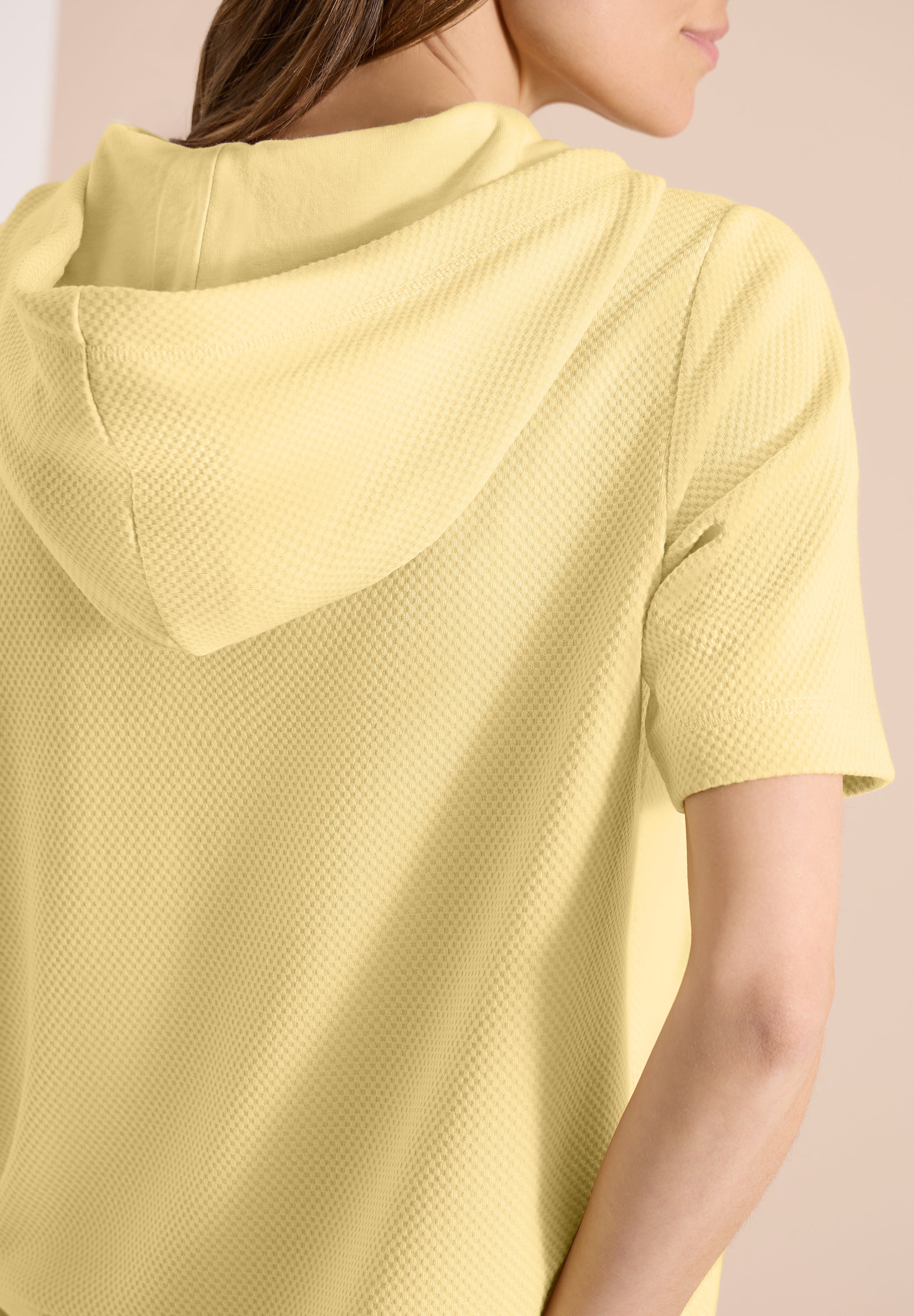 Kurzarm Sweatshirt mit Kapuze